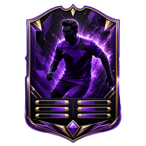 Carta de jogador estilizada