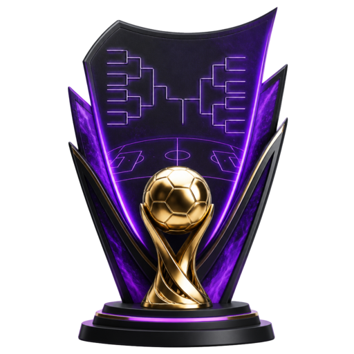 Troféu e chaveamento de torneio
